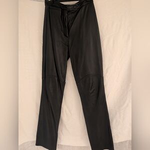 wilson Maxima Black Leather Pants